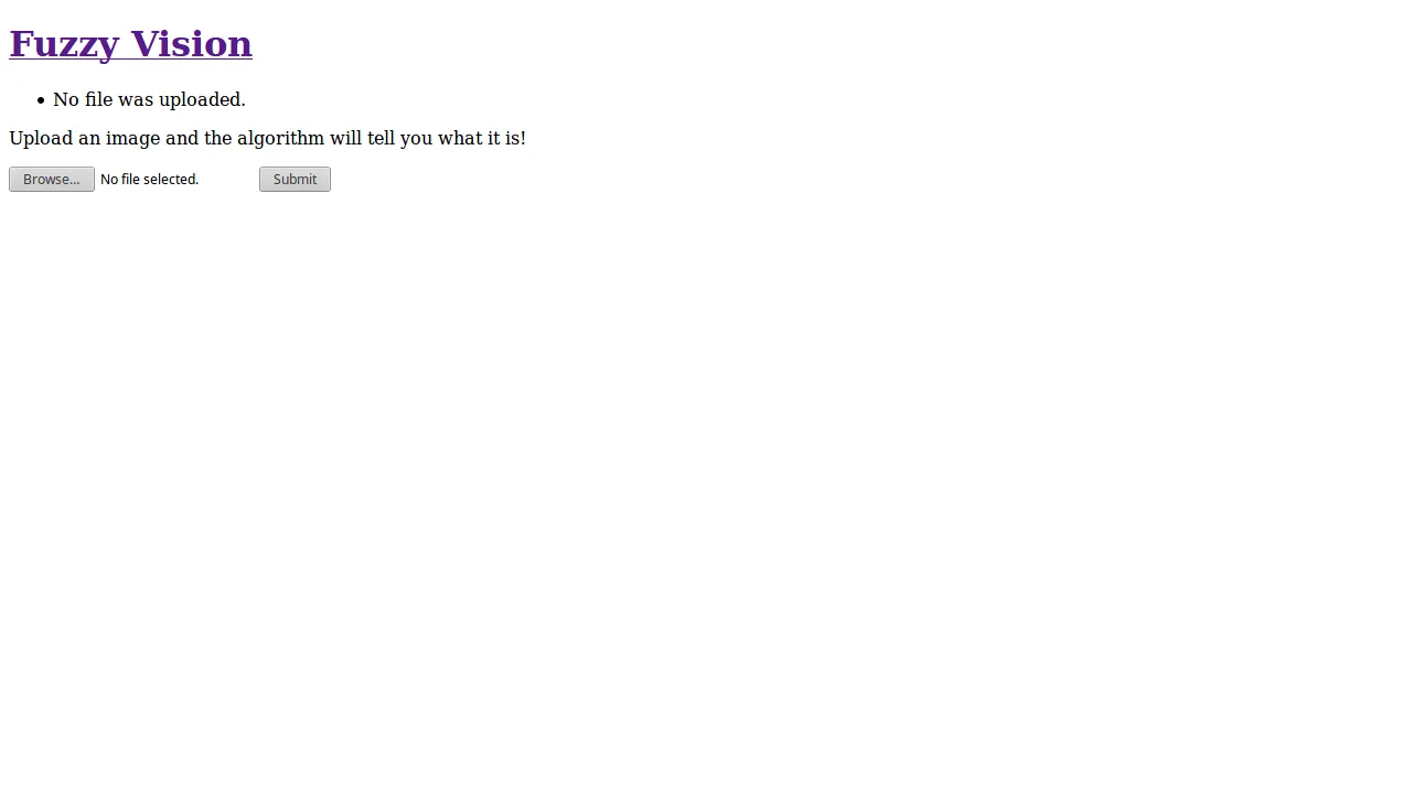 Flash error listed above upload form